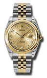 Rolex - Datejust 36mm - Steel and Yellow Gold - Domed Bezel - Watch Brands Direct
 - 10