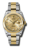 Rolex - Datejust 36mm - Steel and Yellow Gold - Domed Bezel - Watch Brands Direct
 - 40