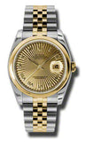 Rolex - Datejust 36mm - Steel and Yellow Gold - Domed Bezel - Watch Brands Direct
 - 12