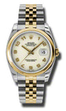 Rolex - Datejust 36mm - Steel and Yellow Gold - Domed Bezel - Watch Brands Direct
 - 17