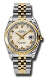 Rolex - Datejust 36mm - Steel and Yellow Gold - Domed Bezel - Watch Brands Direct
 - 18