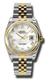 Rolex - Datejust 36mm - Steel and Yellow Gold - Domed Bezel - Watch Brands Direct
 - 20
