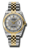 Rolex - Datejust 36mm - Steel and Yellow Gold - Domed Bezel - Watch Brands Direct
 - 26