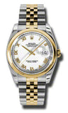 Rolex - Datejust 36mm - Steel and Yellow Gold - Domed Bezel - Watch Brands Direct
 - 29