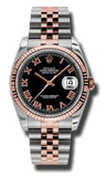 Rolex - Datejust 36mm - Steel and Pink Gold - Fluted Bezel - Watch Brands Direct
 - 4