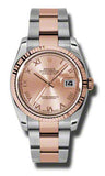 Rolex - Datejust 36mm - Steel and Pink Gold - Fluted Bezel - Watch Brands Direct
 - 25