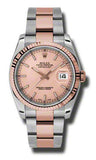 Rolex - Datejust 36mm - Steel and Pink Gold - Fluted Bezel - Watch Brands Direct
 - 26