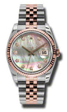 Rolex - Datejust 36mm - Steel and Pink Gold - Fluted Bezel - Watch Brands Direct
 - 10