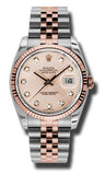Rolex - Datejust 36mm - Steel and Pink Gold - Fluted Bezel - Watch Brands Direct
 - 7