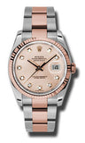 Rolex - Datejust 36mm - Steel and Pink Gold - Fluted Bezel - Watch Brands Direct
 - 24