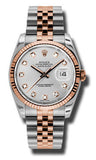 Rolex - Datejust 36mm - Steel and Pink Gold - Fluted Bezel - Watch Brands Direct
 - 11