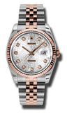Rolex - Datejust 36mm - Steel and Pink Gold - Fluted Bezel - Watch Brands Direct
 - 12