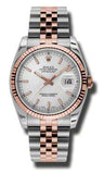 Rolex - Datejust 36mm - Steel and Pink Gold - Fluted Bezel - Watch Brands Direct
 - 13