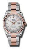 Rolex - Datejust 36mm - Steel and Pink Gold - Fluted Bezel - Watch Brands Direct
 - 30