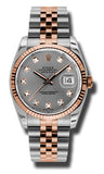 Rolex - Datejust 36mm - Steel and Pink Gold - Fluted Bezel - Watch Brands Direct
 - 14