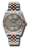 Rolex - Datejust 36mm - Steel and Pink Gold - Fluted Bezel - Watch Brands Direct
 - 15
