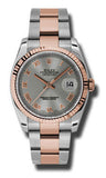 Rolex - Datejust 36mm - Steel and Pink Gold - Fluted Bezel - Watch Brands Direct
 - 32