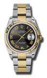 Rolex,Rolex - Datejust 36mm - Steel and Yellow Gold - Fluted Bezel - Watch Brands Direct