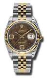 Rolex,Rolex - Datejust 36mm - Steel and Yellow Gold - Fluted Bezel - Watch Brands Direct