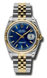 Rolex,Rolex - Datejust 36mm - Steel and Yellow Gold - Fluted Bezel - Watch Brands Direct