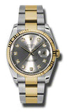 Rolex,Rolex - Datejust 36mm - Steel and Yellow Gold - Fluted Bezel - Watch Brands Direct