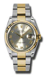 Rolex,Rolex - Datejust 36mm - Steel and Yellow Gold - Fluted Bezel - Watch Brands Direct