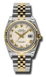 Rolex,Rolex - Datejust 36mm - Steel and Yellow Gold - Fluted Bezel - Watch Brands Direct