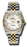 Rolex,Rolex - Datejust 36mm - Steel and Yellow Gold - Fluted Bezel - Watch Brands Direct