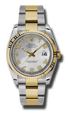 Rolex,Rolex - Datejust 36mm - Steel and Yellow Gold - Fluted Bezel - Watch Brands Direct