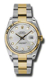 Rolex,Rolex - Datejust 36mm - Steel and Yellow Gold - Fluted Bezel - Watch Brands Direct