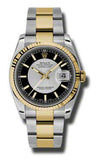 Rolex,Rolex - Datejust 36mm - Steel and Yellow Gold - Fluted Bezel - Watch Brands Direct