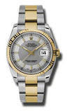 Rolex,Rolex - Datejust 36mm - Steel and Yellow Gold - Fluted Bezel - Watch Brands Direct