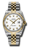 Rolex,Rolex - Datejust 36mm - Steel and Yellow Gold - Fluted Bezel - Watch Brands Direct