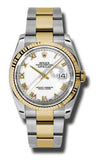 Rolex,Rolex - Datejust 36mm - Steel and Yellow Gold - Fluted Bezel - Watch Brands Direct