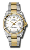 Rolex,Rolex - Datejust 36mm - Steel and Yellow Gold - Fluted Bezel - Watch Brands Direct