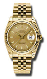 Rolex - Datejust 36mm - Yellow Gold - Watch Brands Direct
 - 4