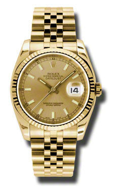 Ofre konjugat Kære Rolex - Datejust 36mm - Yellow Gold – Watch Brands Direct - Luxury Watches  at the Largest Discounts