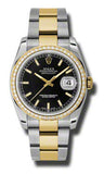 Rolex,Rolex - Datejust 36mm - Steel and Yellow Gold - Diamond Bezel - Watch Brands Direct