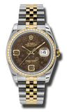 Rolex,Rolex - Datejust 36mm - Steel and Yellow Gold - Diamond Bezel - Watch Brands Direct