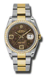 Rolex,Rolex - Datejust 36mm - Steel and Yellow Gold - Diamond Bezel - Watch Brands Direct