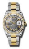 Rolex,Rolex - Datejust 36mm - Steel and Yellow Gold - Diamond Bezel - Watch Brands Direct