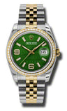 Rolex,Rolex - Datejust 36mm - Steel and Yellow Gold - Diamond Bezel - Watch Brands Direct