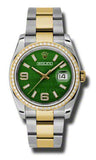 Rolex,Rolex - Datejust 36mm - Steel and Yellow Gold - Diamond Bezel - Watch Brands Direct