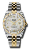 Rolex,Rolex - Datejust 36mm - Steel and Yellow Gold - Diamond Bezel - Watch Brands Direct