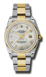 Rolex,Rolex - Datejust 36mm - Steel and Yellow Gold - Diamond Bezel - Watch Brands Direct