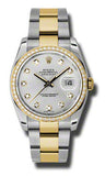 Rolex,Rolex - Datejust 36mm - Steel and Yellow Gold - Diamond Bezel - Watch Brands Direct