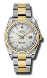 Rolex,Rolex - Datejust 36mm - Steel and Yellow Gold - Diamond Bezel - Watch Brands Direct