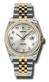 Rolex,Rolex - Datejust 36mm - Steel and Yellow Gold - Diamond Bezel - Watch Brands Direct