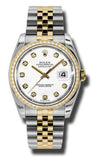 Rolex,Rolex - Datejust 36mm - Steel and Yellow Gold - Diamond Bezel - Watch Brands Direct