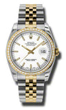 Rolex,Rolex - Datejust 36mm - Steel and Yellow Gold - Diamond Bezel - Watch Brands Direct